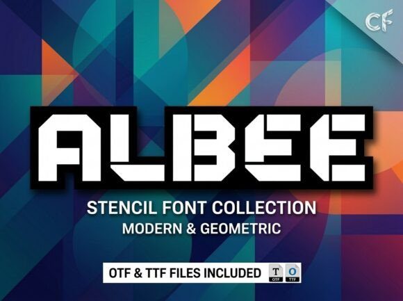 Albee: A Bold, Modern Display Font for Handmade Makers