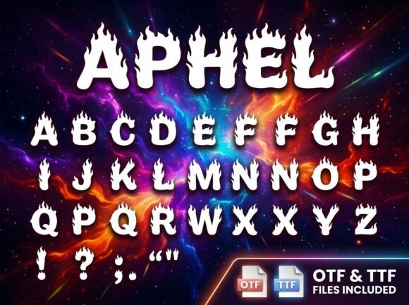 Aphel: A Standout Display Font for Digital Branding