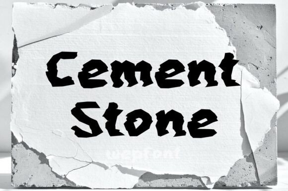Cement Stone: The Display Font That Anchors Your Campaign