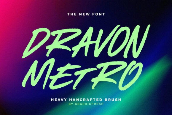 Dravon Metro: A Display Font That Earns Its Space