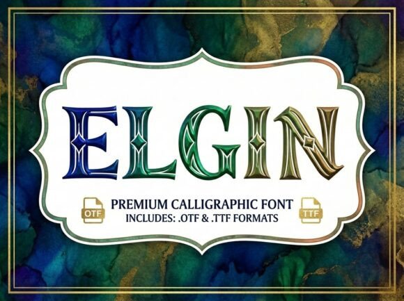Elgin: A Display Typeface That Commands Attention