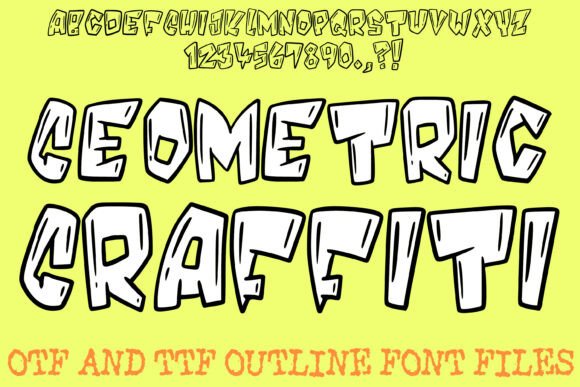 Geometric Graffiti: A Bold Display Font That Elevates Real Small Business Branding