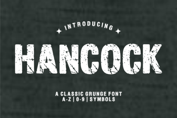 Hancock: A Bold, Textured Display Typeface for Editorial Warmth