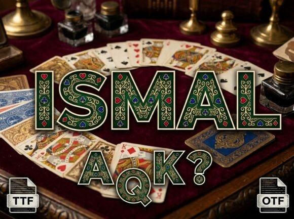 Ismal: A Display Typeface That Feels Like Hand-Pressed Paper