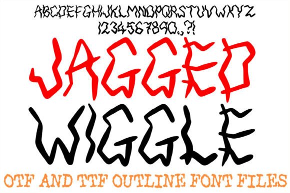 Jagged Wiggle Font: The Display Typeface That Grabs Scrolling Eyes