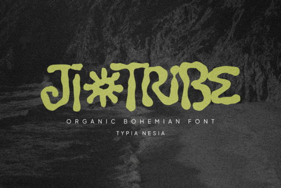 Jiotribe: A Bohemian Display Font That Feels Like Summer in Ink