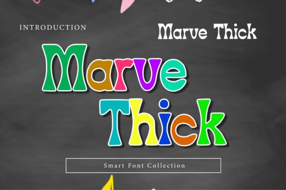 Marve Thick: A Playful Display Font for Handmade Brands