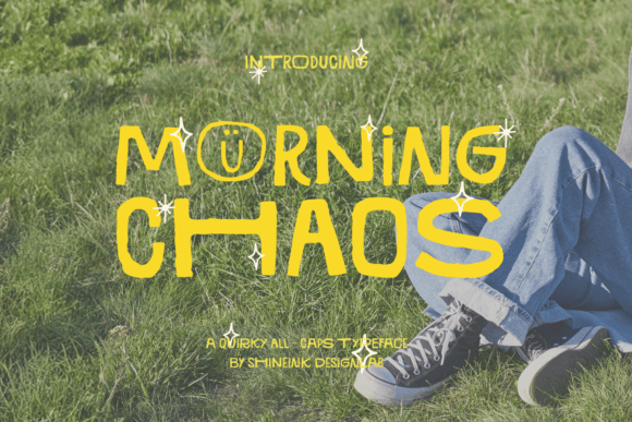 Morning Chaos: A Bold Display Typeface for Scroll-Stopping Marketing