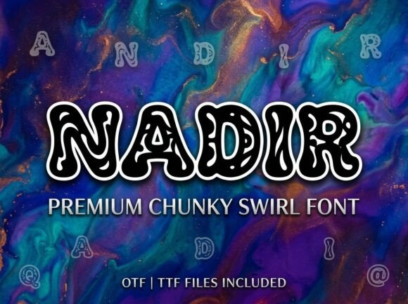 Nadir: A Display Font That Makes Your Headlines Bloom