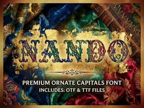 Nando: A Display Typeface with Woodblock Soul