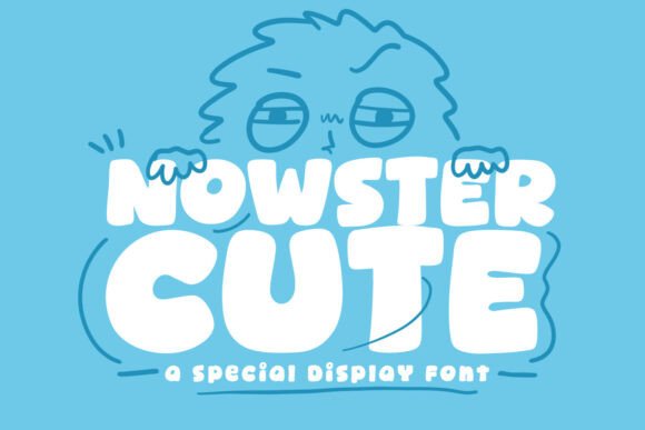 Nowster Cute: A Friendly Display Font for Small Business Branding