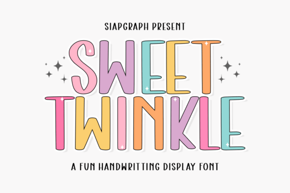 Sweet Twinkle: A Vibrant Display Font for Digital Celebrations