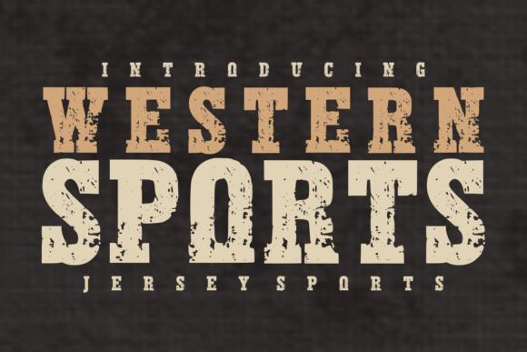 Western Sports: A Bold Display Font That Builds Brand Confidence